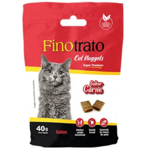 Petisco Finotrato Gato Nuggets Carne 40g