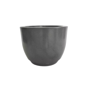 Vaso Redondo Polido Grafite N2 - Vasos Brasil
