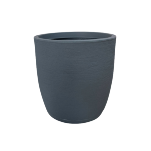Vaso Redondo Grafiato N1 Cinza Taupe - Vasos Brasil