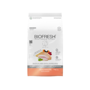 Ração Biofresh Cão Adulto Castrado Raças Pequenas e Minis Mix de carnes, Frutas e Ervas Frescas 1kg