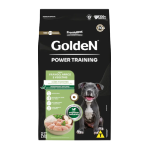 Ração Golden Cão Filhote Raças Médias e Grandes Power Training Frango e arroz 15kg