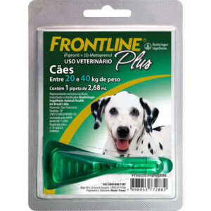 Antipulgas e Carrapatos Frontline Plus Cão 20 a 40kg