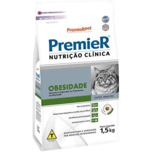 Ração Premier Gato Nutrição Clínica Obesidade 1,5kg