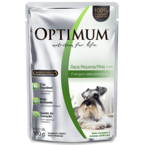 Ração Úmida Optimum Cão Adulto Raças Pequenas Frango 100g