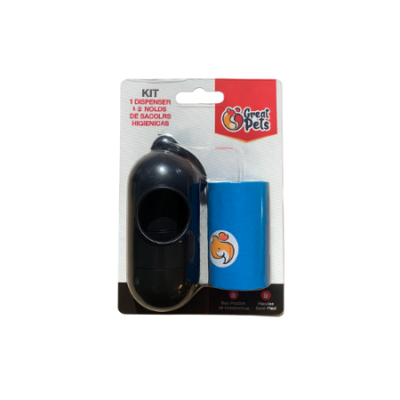 Kit Higiênico Ossinho Preto - Great Pets