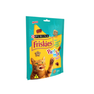 Petisco Friskies Party Mix Salmão, Camarão e Atum 40g