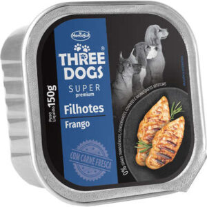 Patê Three Dogs Cão Filhote Super Premium Frango 150g