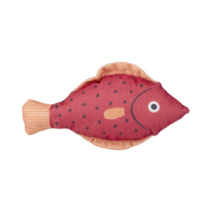 Brinquedo Gato Pelucia Peixe Com Catnip Rosa - Mor