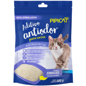 Aditivo Antiodor Para Areia Antibacterial 500g - Pipicat