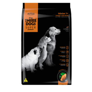 Ração Three Dogs Cão Sênior Super Premium Frango e Chá Verde 15kg