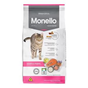 Ração Monello Gato Adulto Salmão e Frango 1kg
