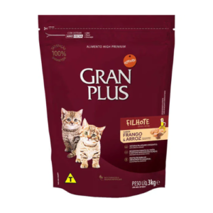 Ração GranPlus Gato Filhote Menu Frango e Arroz 3kg