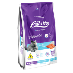 Ração Palatto Gato Castrado Salmão e Arroz 10,1kg