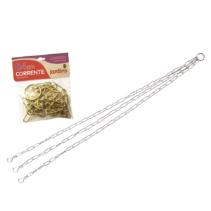 Corrente Metal 84cm Dourado - Nutriplan