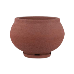 Vaso Esfera Grafiato n2 Café - Vasos Brasil