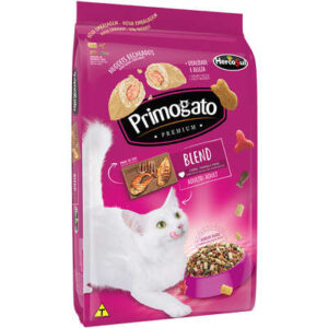 Ração Primogato Gato Adulto Premium Blend Carne, Frango e Peixe 10,1kg