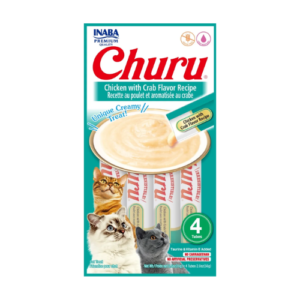 Petisco Churu Sabor Frango com Carangueijo - 4un