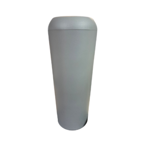 Vaso Floripa  Jateado Cinza Taupe S/Prato - Vasos Brasil