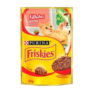 Ração Úmida Friskies Gato Filhote Carne ao Molho 85g