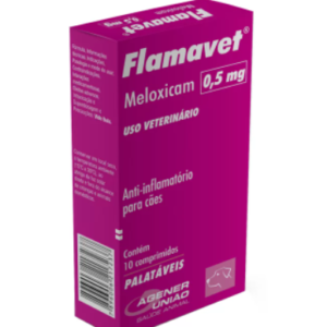 Anti-Inflamatório Flamavet Cães 0,5mg 10comp - Agener
