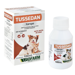Xarope Tussedan para Cães e Gatos 100ml - Biofarm
