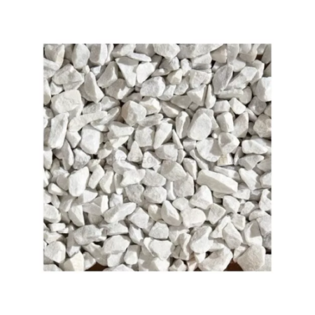 Pedra Brita Branca N°2 - 20kg - Seixos Pedra Nobre
