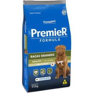 Ração Premier Cão Adulto Raças Grandes Fórmula Cordeiro 15kg