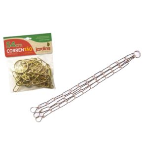 Corrente Metal Dourada 54cm - Nutriplan