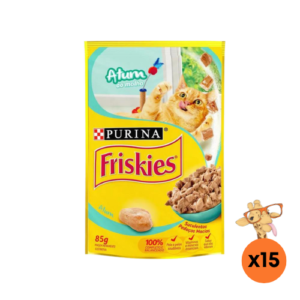 Caixa Ração Úmida Friskies Gato Atum ao Molho 85g - 15un