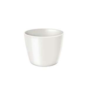 Cachepo Elegance Redondo Branco 02 - Nutriplan