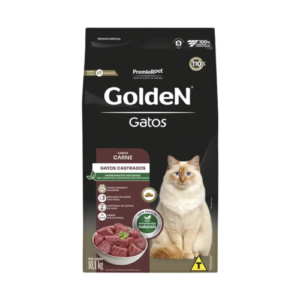 Ração Golden Gato Castrado Carne 10,1kg