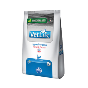 Ração Vet Life Gato Adulto Hypoallergenic Porco e Batata 2kg