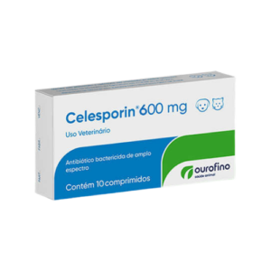 Antibiótico Celesporin 600mg 10comp - OuroFino