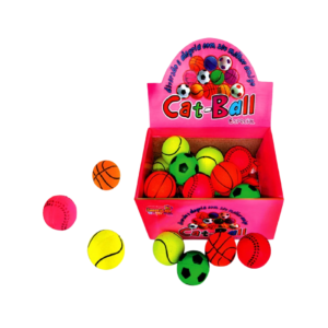 Brinquedo Bola Borracha Gato