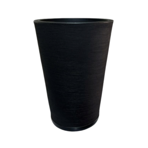 Vaso Cone Grafiato N1 Preto - Vasos Brasil