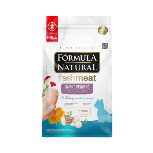Ração Fórmula Natural Cão Filhote Raças Pequenas e Minis Fresh Meat Frango e Mandioca 2,5kg