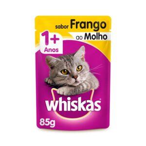 Ração Úmida Whiskas Gato Adulto Frango 85g