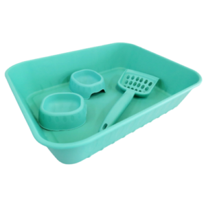 Kit Bandeja Higiênica Verde - Pet Maxx
