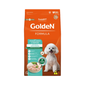 Ração Golden Cão Adulto Raças Pequenas Fórmula Frango e Arroz 15kg