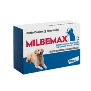 Vermífugo Milbemax C para Cães de 5 a 25Kg 2comp. - Elanco