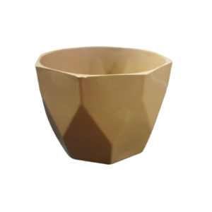 Cachepô Plástico Facetado Cerâmica 11 - Vasos Brasil