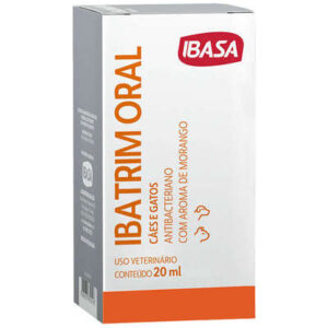 Antimicrobiano  Ibatrim Oral para Cães e Gatos 20ml - Ibasa