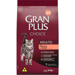 Ração GranPlus Gato Adulto Choice Frango e Carne 10,1kg