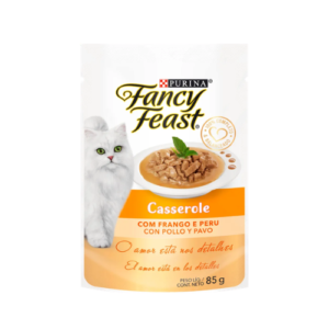Ração Úmida Fancy Feast Casserole Frango e Peru 85g