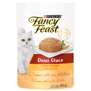 Ração Úmida Fancy Feast Demi Glace com Frango 85g