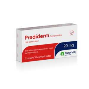 Anti-inflamatório Prediderm 20mg Cão 10 Comprimidos - Ourofino