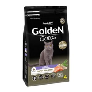 Ração Golden Gato Adulto Salmão 3kg
