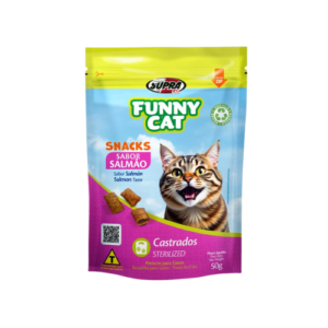 Petisco Funny Cat Gato Castrado Salmão 50g