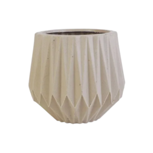 Vaso Origami N1 Areia - Vasos Brasil