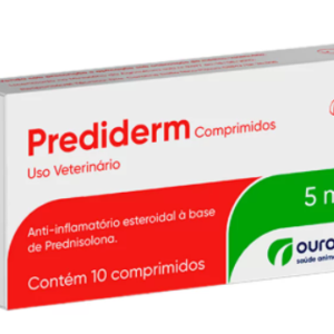 Anti-inflamatório Prediderm 5mg  10 Comprimidos- Ourofino